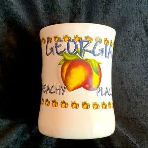 Georgia “A Peachy Place to Be” Stoneware Coffee Mug